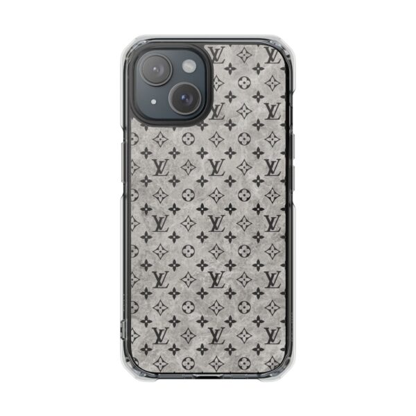 iPhone Cases LV Grey Print